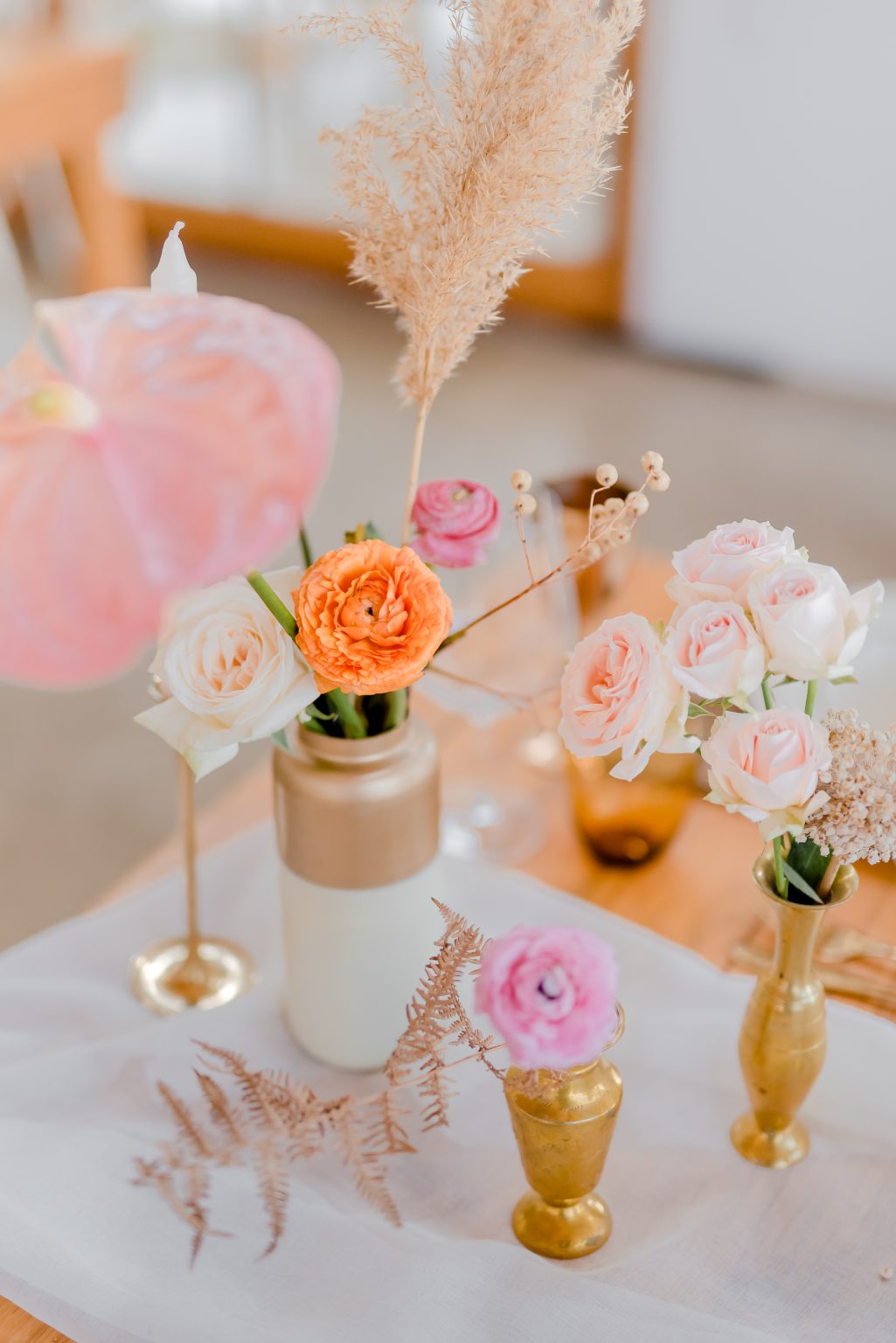 Pink tablescape detail - 3